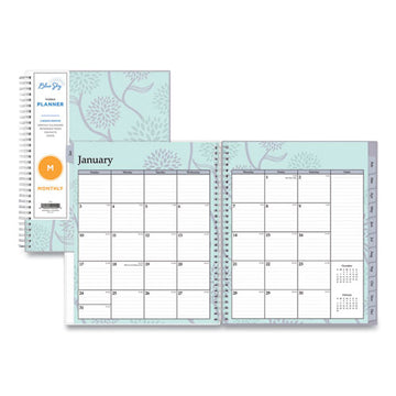 Blue Sky® Rue Du Flore Monthly Planner, Rue Du Flore Artwork, 10 X 8, Jade-lavender Cover, 12-month (jan To Dec): 2022 freeshipping - TVN Wholesale